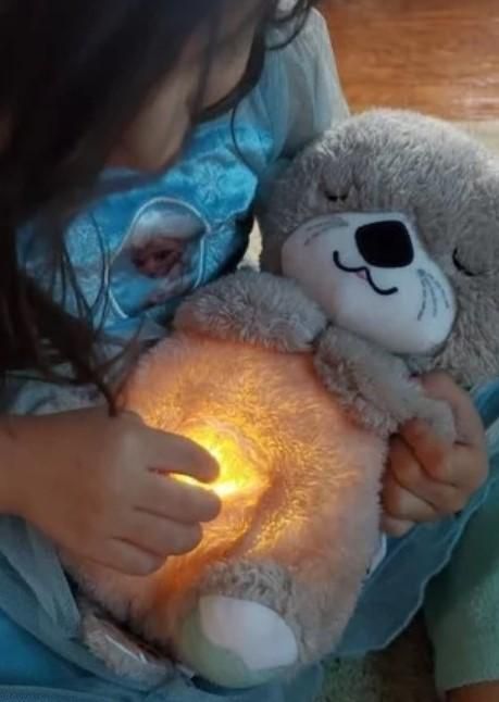 Breathing Teddy Bear toy with Soothing Music, Comfort Plush